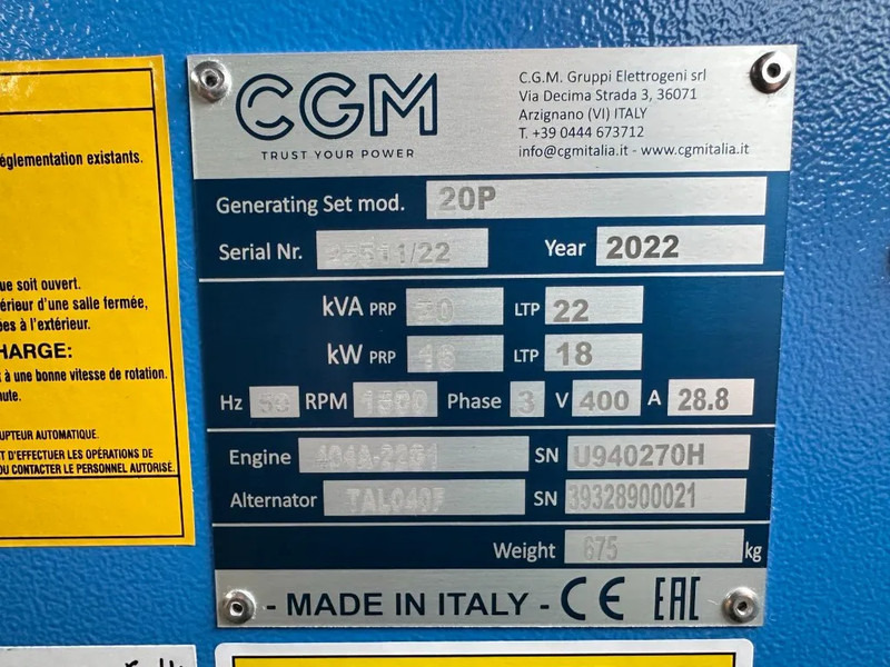 Perkins Leroy Somer 22 kVA Silent noodstroom systeem generatorset NSA ATS New ! - Електричний генератор: фото 3 Perkins Leroy Somer 22 kVA Silent noodstroom systeem generatorset NSA ATS New ! - Електричний генератор: фото 3