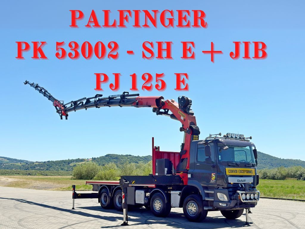DAF CF 410 * PK 53002 - SH E/JIB PJ 125 E + FUNK*8x4 - Вантажівка з маніпулятором: фото 1 DAF CF 410 * PK 53002 - SH E/JIB PJ 125 E + FUNK*8x4 - Вантажівка з маніпулятором: фото 1