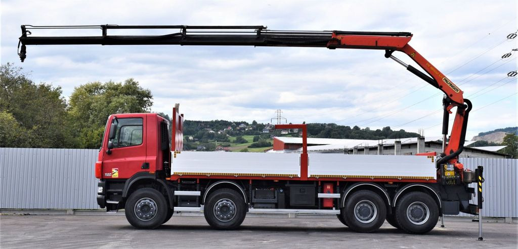 DAF CF 85.410 Pritsche 6,80m + KRAN / FUNK/8x4 - Вантажівка з маніпулятором: фото 5 DAF CF 85.410 Pritsche 6,80m + KRAN / FUNK/8x4 - Вантажівка з маніпулятором: фото 5