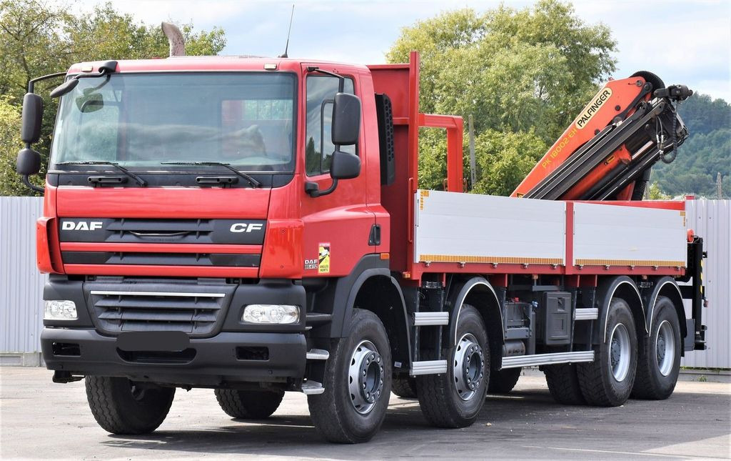 DAF CF 85.410 Pritsche 6,80m + KRAN / FUNK/8x4 - Вантажівка з маніпулятором: фото 3 DAF CF 85.410 Pritsche 6,80m + KRAN / FUNK/8x4 - Вантажівка з маніпулятором: фото 3