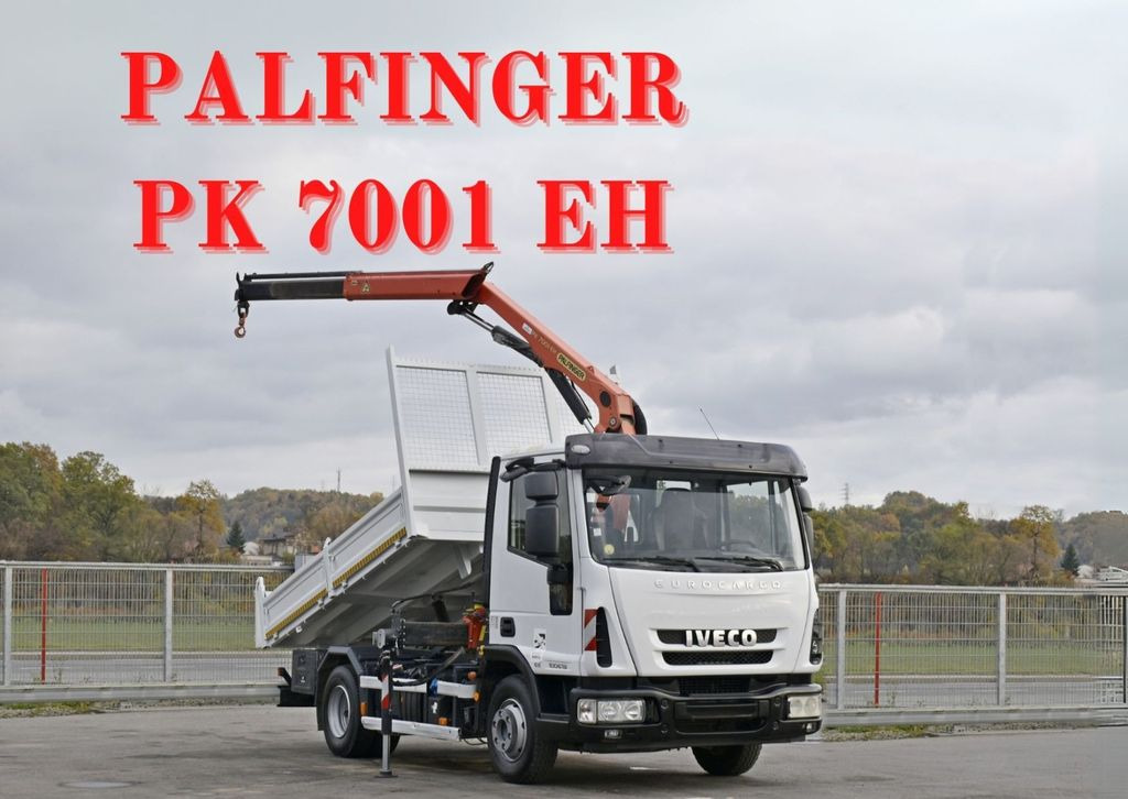 Iveco EUROCARGO 100E19 +PK 7001 H + FUNK * TOPZUSTAND - Малотоннажний самоскид: фото 1 Iveco EUROCARGO 100E19 +PK 7001 H + FUNK * TOPZUSTAND - Малотоннажний самоскид: фото 1