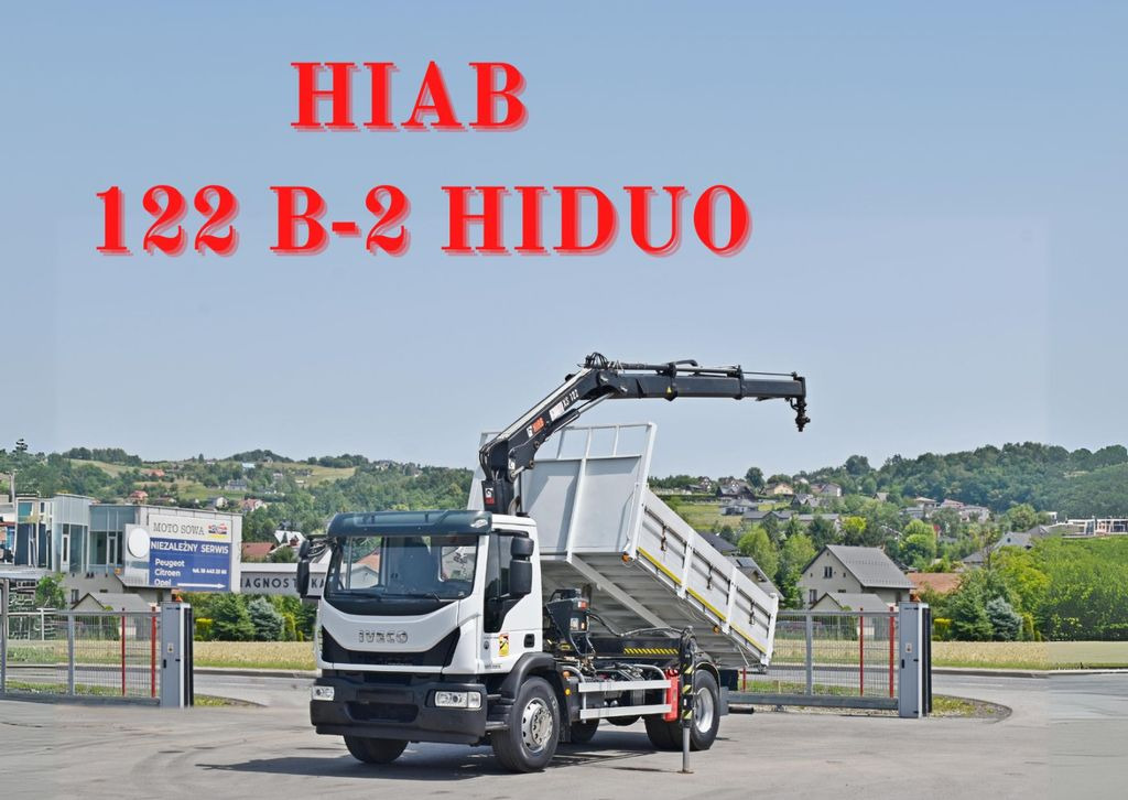 Iveco Eurocargo 190-280L *HIAB 122 B-2 HIDUO + FUNK - Вантажівка з маніпулятором, Самоскид вантажівка: фото 1 Iveco Eurocargo 190-280L *HIAB 122 B-2 HIDUO + FUNK - Вантажівка з маніпулятором, Самоскид вантажівка: фото 1