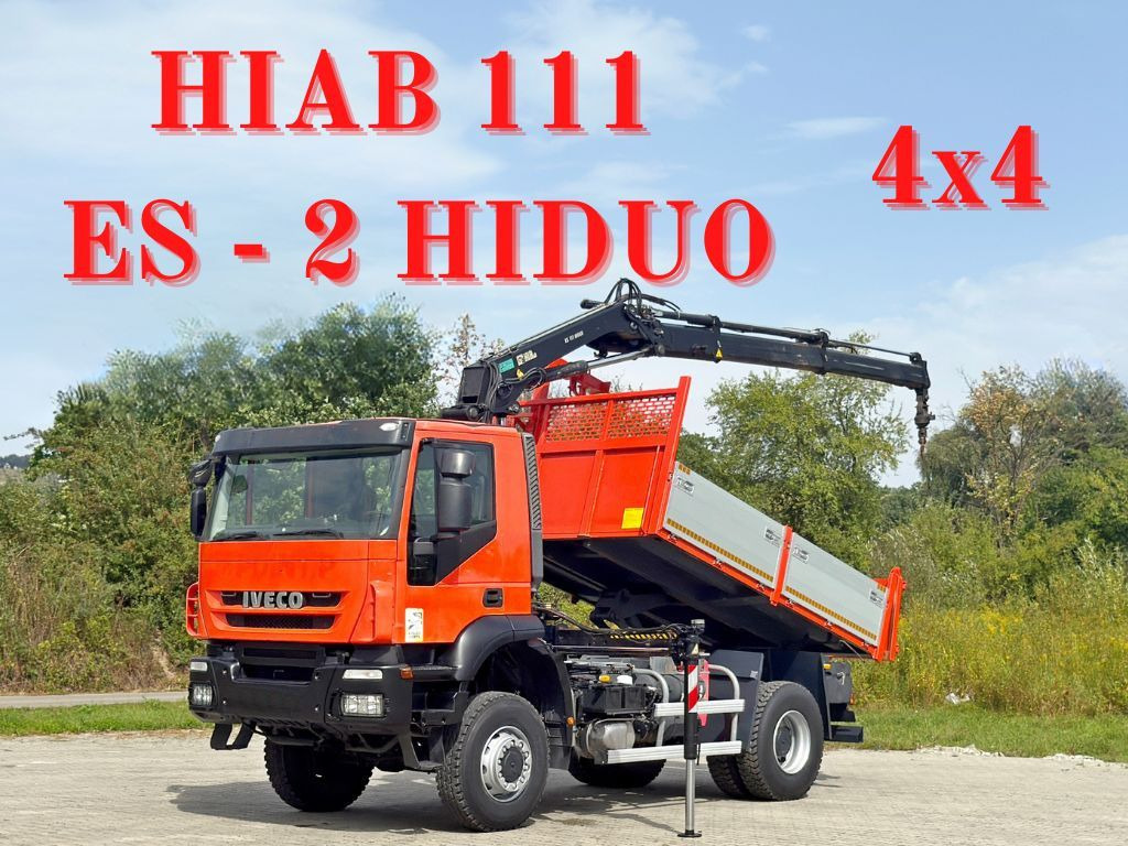 Iveco TRAKKER 190T36 * HIAB 111 ES-2 HIDUO * 4x4 * TOP - Самоскид вантажівка, Вантажівка з маніпулятором: фото 1 Iveco TRAKKER 190T36 * HIAB 111 ES-2 HIDUO * 4x4 * TOP - Самоскид вантажівка, Вантажівка з маніпулятором: фото 1