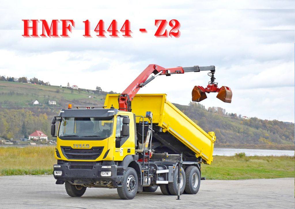 Iveco TRAKKER 360 * Kipper 4,90m* KRAN/FUNK*6x4 Iveco TRAKKER 360 * Kipper 4,90m* KRAN/FUNK*6x4 - Вантажівка з маніпулятором, Самоскид вантажівка: фото 1 Iveco TRAKKER 360 * Kipper 4,90m* KRAN/FUNK*6x4 Iveco TRAKKER 360 * Kipper 4,90m* KRAN/FUNK*6x4 - Вантажівка з маніпулятором, Самоскид вантажівка: фото 1