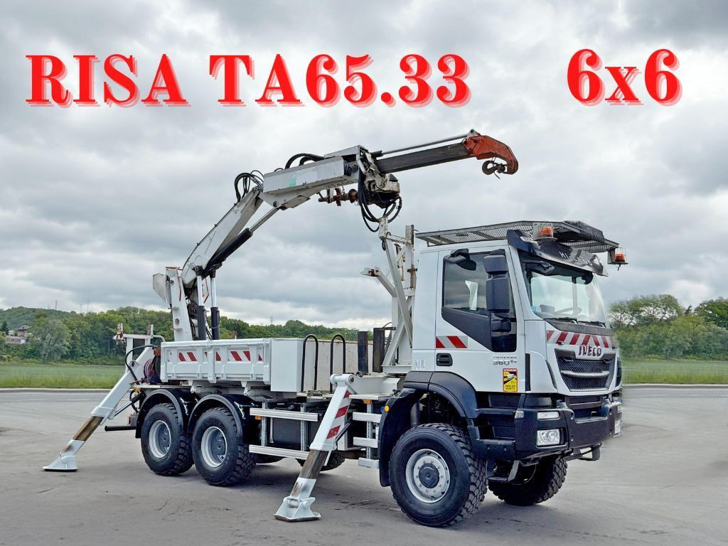 Iveco TRAKKER 360 * RUSA TA 65.33 + FUNK * 6x6 - Вантажівка з маніпулятором: фото 1 Iveco TRAKKER 360 * RUSA TA 65.33 + FUNK * 6x6 - Вантажівка з маніпулятором: фото 1