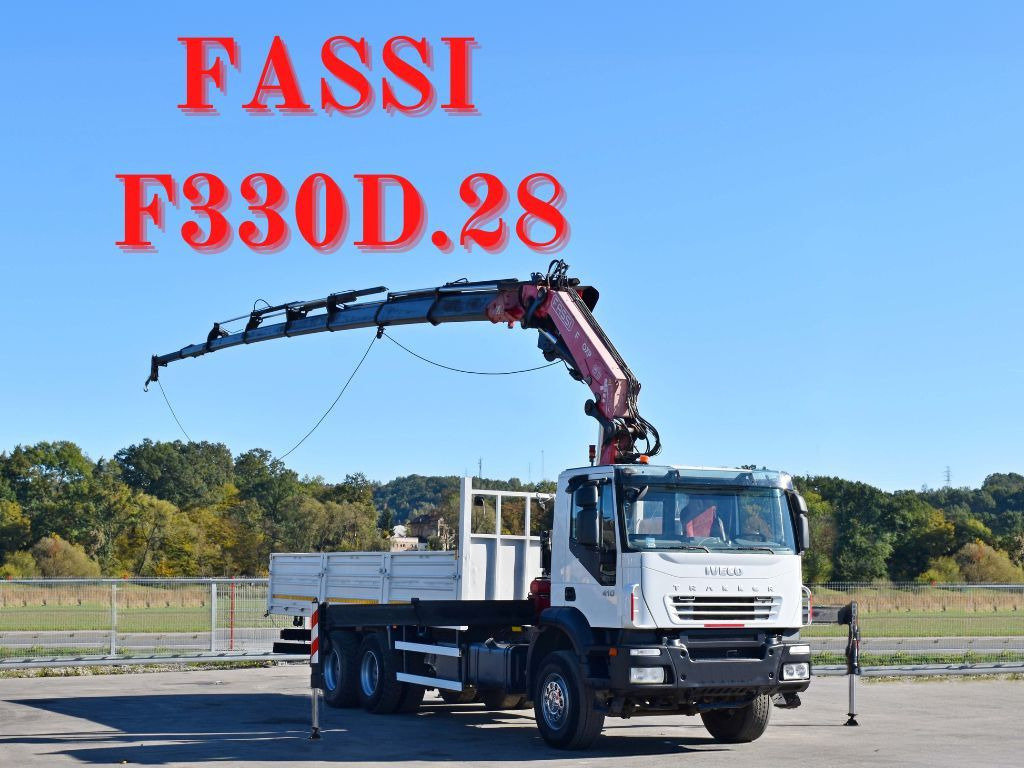 Iveco TRAKKER 410* FASSI F330D.28 + FUNK/ 6x4 - Вантажівка з маніпулятором: фото 1 Iveco TRAKKER 410* FASSI F330D.28 + FUNK/ 6x4 - Вантажівка з маніпулятором: фото 1