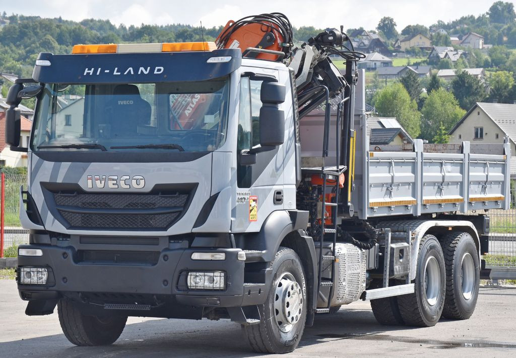 Iveco TRAKKER 410*Kipper 5,20m*ATLAS 165.2E * FUNK/6x4 - Самоскид вантажівка, Вантажівка з маніпулятором: фото 4 Iveco TRAKKER 410*Kipper 5,20m*ATLAS 165.2E * FUNK/6x4 - Самоскид вантажівка, Вантажівка з маніпулятором: фото 4