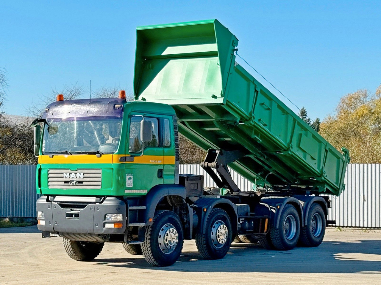 MAN TGA 35.360 * KIPPER 6,10 m + BORDMATIC / 8x4*TOP - Самоскид вантажівка, Вантажівка з маніпулятором: фото 1 MAN TGA 35.360 * KIPPER 6,10 m + BORDMATIC / 8x4*TOP - Самоскид вантажівка, Вантажівка з маніпулятором: фото 1