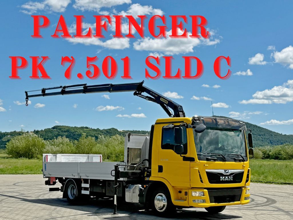 MAN TGL 12.220* PK 7.501 SLD C + FUNK + LIFT*TO - Вантажівка з маніпулятором: фото 1 MAN TGL 12.220* PK 7.501 SLD C + FUNK + LIFT*TO - Вантажівка з маніпулятором: фото 1
