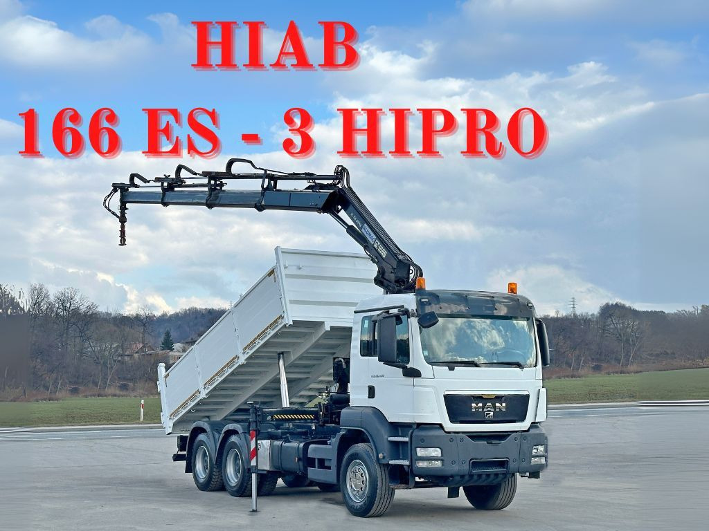 MAN TGS 26.400 * HIAB 166 ES - 3 HIPRO + FUNK * 6x4 MAN TGS 26.400 * HIAB 166 ES - 3 HIPRO + FUNK * 6x4 - Вантажівка з маніпулятором, Самоскид вантажівка: фото 1 MAN TGS 26.400 * HIAB 166 ES - 3 HIPRO + FUNK * 6x4 MAN TGS 26.400 * HIAB 166 ES - 3 HIPRO + FUNK * 6x4 - Вантажівка з маніпулятором, Самоскид вантажівка: фото 1