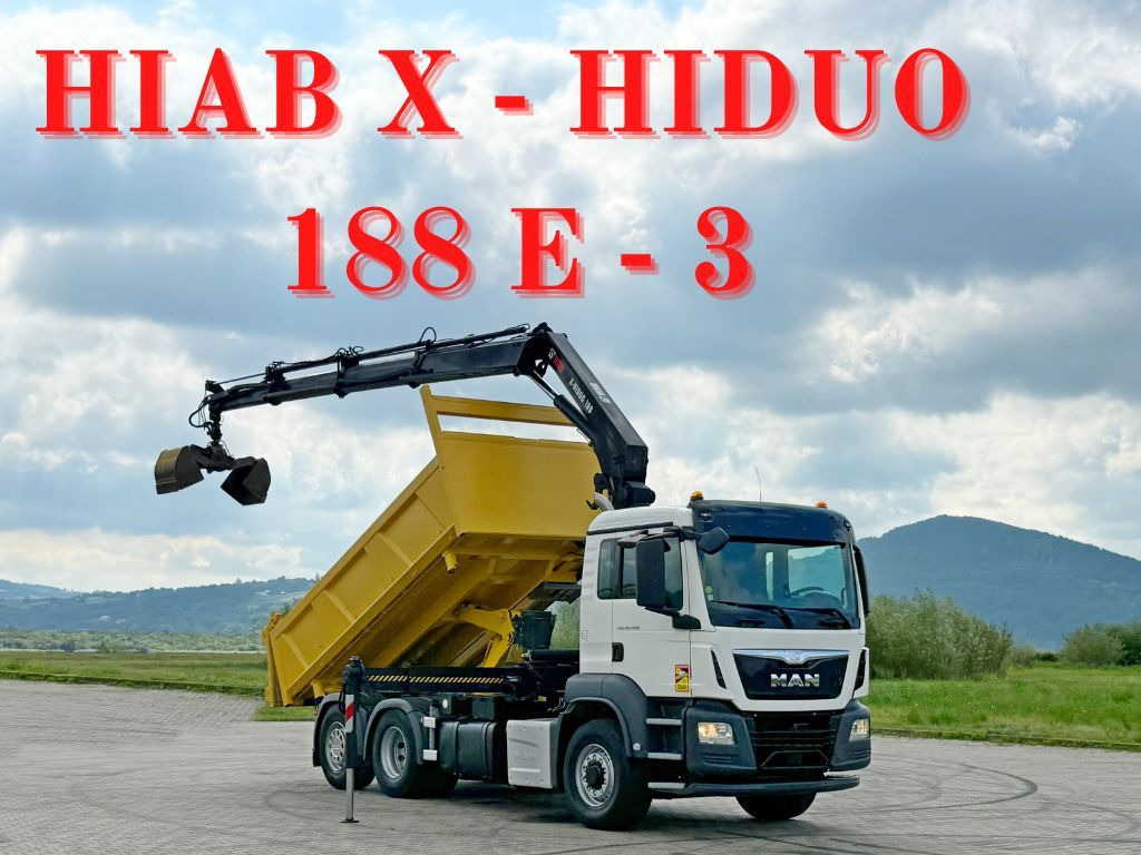 MAN TGS 26.400 * HIAB X-HIDUO 188 E-3 + FUNK * 6x4 - Вантажівка з маніпулятором: фото 1 MAN TGS 26.400 * HIAB X-HIDUO 188 E-3 + FUNK * 6x4 - Вантажівка з маніпулятором: фото 1