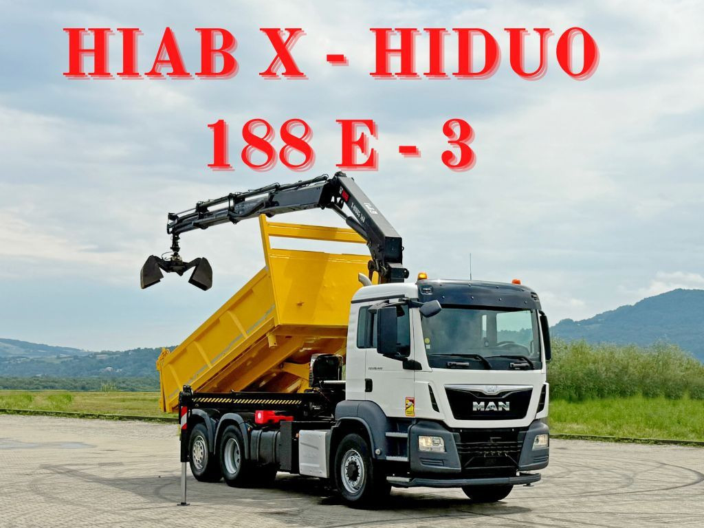 MAN TGS 26.400 * HIAB X-HIDUO 188 E-3 + FUNK * 6x4 - Вантажівка з маніпулятором: фото 1 MAN TGS 26.400 * HIAB X-HIDUO 188 E-3 + FUNK * 6x4 - Вантажівка з маніпулятором: фото 1