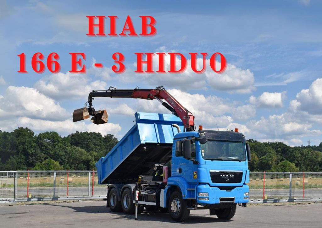 MAN TGS 26.400 Kipper 4,60m*PK F130A.22 + FUNK/6x4 - Вантажівка з маніпулятором, Самоскид вантажівка: фото 1 MAN TGS 26.400 Kipper 4,60m*PK F130A.22 + FUNK/6x4 - Вантажівка з маніпулятором, Самоскид вантажівка: фото 1