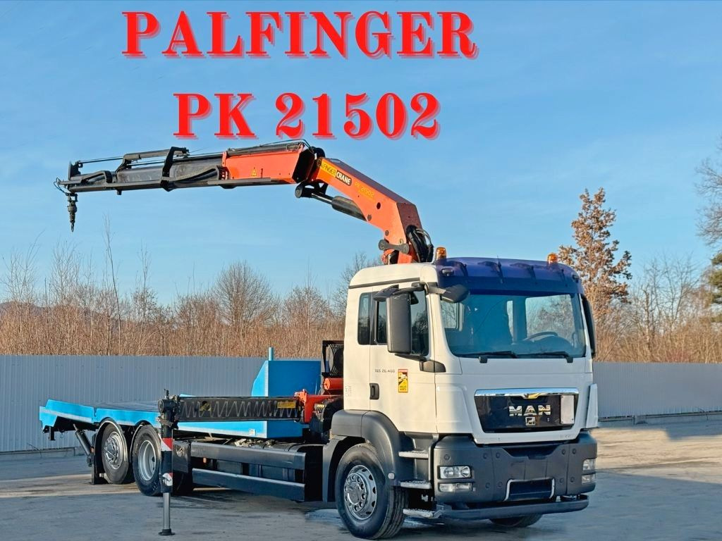 MAN TGS 26.400 * PALFINGER PK 21502 + FUNK* - Вантажівка з маніпулятором: фото 1 MAN TGS 26.400 * PALFINGER PK 21502 + FUNK* - Вантажівка з маніпулятором: фото 1