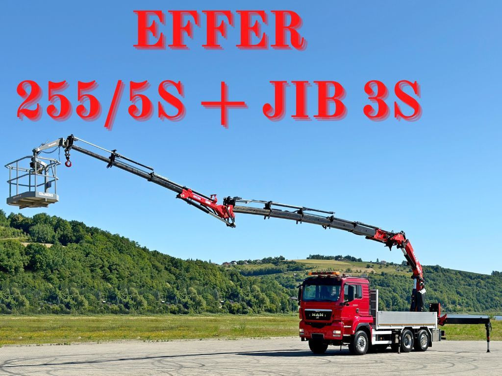 MAN TGS 28.480 * EFFER 255/5S + JIB 3S + FUNK * TOP - Вантажівка з маніпулятором: фото 1 MAN TGS 28.480 * EFFER 255/5S + JIB 3S + FUNK * TOP - Вантажівка з маніпулятором: фото 1