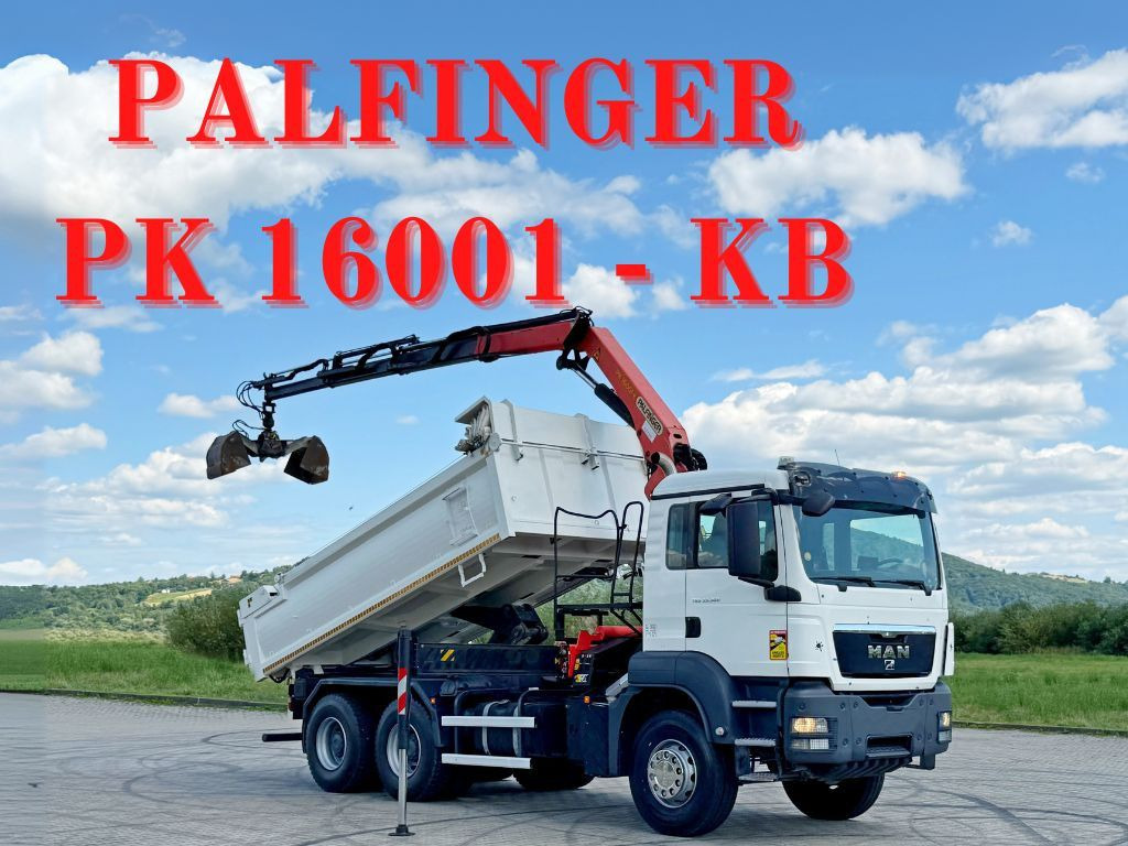 MAN TGS 33.360 * PK 16001 - KB + FUNK * 6x4 - Вантажівка з маніпулятором: фото 1 MAN TGS 33.360 * PK 16001 - KB + FUNK * 6x4 - Вантажівка з маніпулятором: фото 1