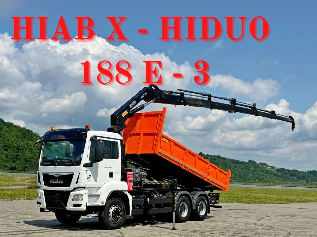 MAN TGS 33.440 * HIAB X-HIDUO 188 E-5 + FUNK * 6x4 - Вантажівка з маніпулятором: фото 1 MAN TGS 33.440 * HIAB X-HIDUO 188 E-5 + FUNK * 6x4 - Вантажівка з маніпулятором: фото 1