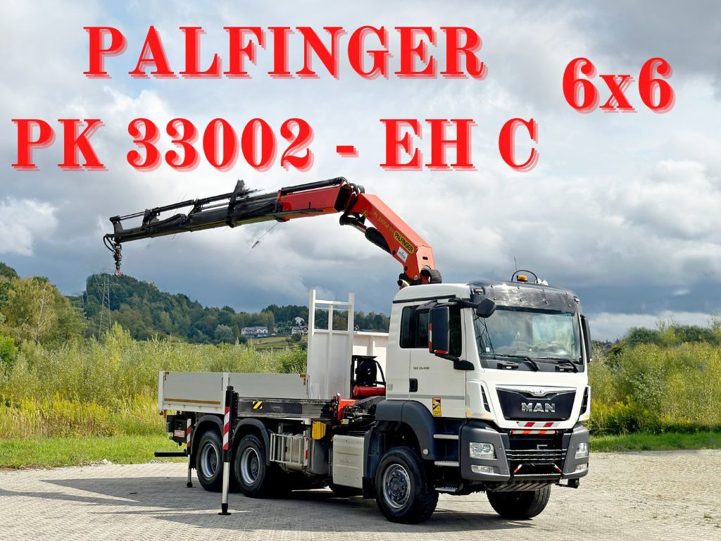 MAN TGS 33.480 * PK 33002-EH C + FUNK/6x6 * TOP - Вантажівка з маніпулятором: фото 1 MAN TGS 33.480 * PK 33002-EH C + FUNK/6x6 * TOP - Вантажівка з маніпулятором: фото 1