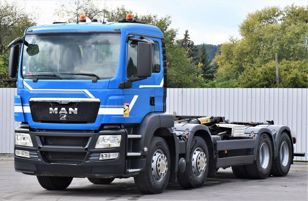 MAN TGS 35.400 Abrollkipper *8x4* Top Zustand! - Гаковий мультиліфт вантажівка: фото 4 MAN TGS 35.400 Abrollkipper *8x4* Top Zustand! - Гаковий мультиліфт вантажівка: фото 4
