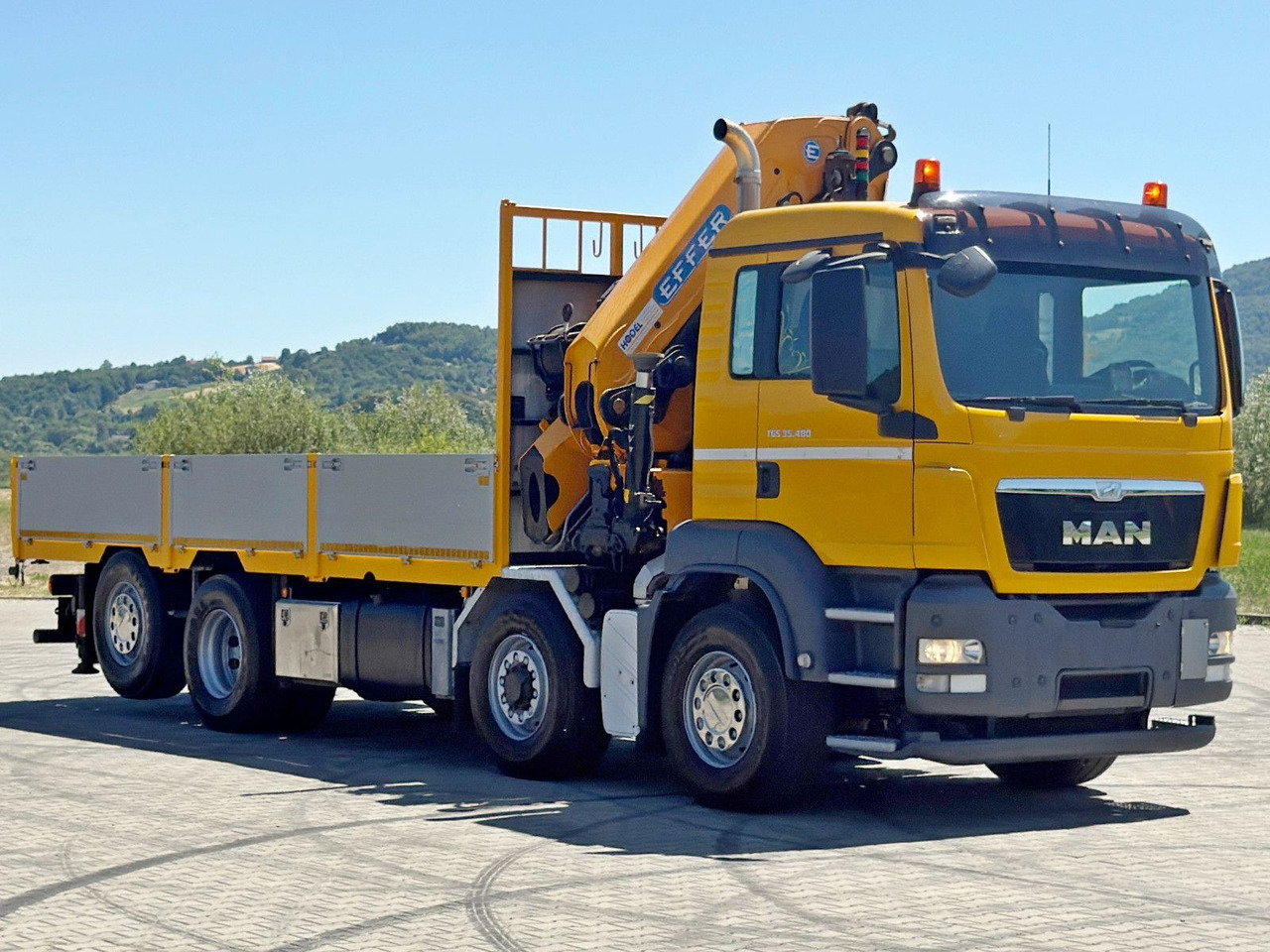 MAN TGS 35.480 * EFFER 395/6S + FUNK / 8x4 - Вантажівка з маніпулятором: фото 3 MAN TGS 35.480 * EFFER 395/6S + FUNK / 8x4 - Вантажівка з маніпулятором: фото 3
