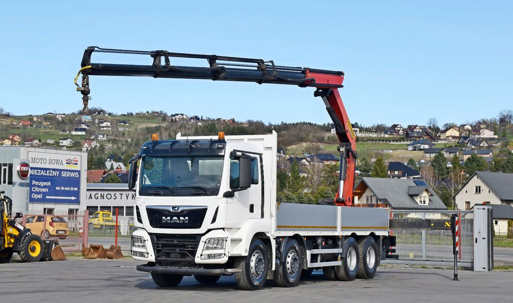 MAN TGS 35.500 * PK 22002 - EH C + FUNK * 8x4 * TOP - Вантажівка з маніпулятором, Бортова вантажівка/ Платформа: фото 2 MAN TGS 35.500 * PK 22002 - EH C + FUNK * 8x4 * TOP - Вантажівка з маніпулятором, Бортова вантажівка/ Платформа: фото 2