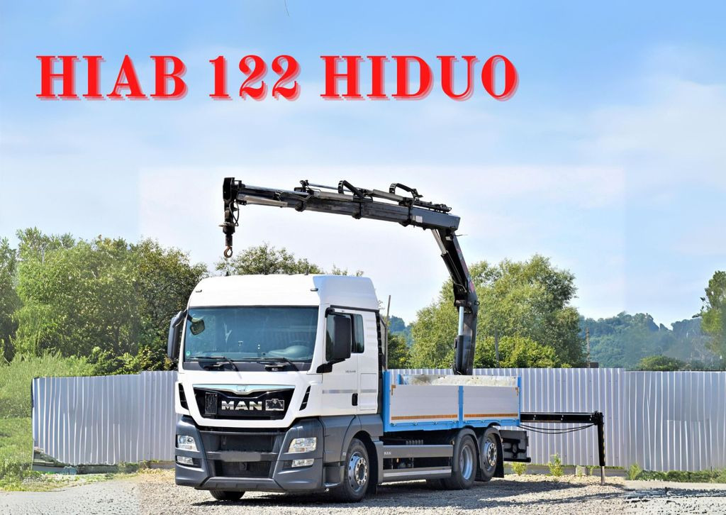 MAN TGX 26.440 Pritsche 6,20 m+HIAB 122 HIDUO/FUNK - Вантажівка з маніпулятором: фото 1 MAN TGX 26.440 Pritsche 6,20 m+HIAB 122 HIDUO/FUNK - Вантажівка з маніпулятором: фото 1
