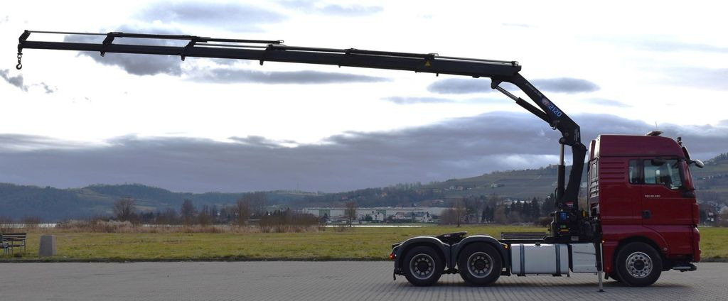 MAN TGX 28.480 Sattelzugmaschine + HMF 2120 K5/FUNK MAN TGX 28.480 Sattelzugmaschine + HMF 2120 K5/FUNK - Вантажівка з маніпулятором: фото 5 MAN TGX 28.480 Sattelzugmaschine + HMF 2120 K5/FUNK MAN TGX 28.480 Sattelzugmaschine + HMF 2120 K5/FUNK - Вантажівка з маніпулятором: фото 5