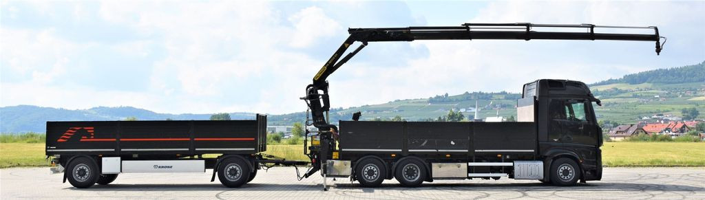 Mercedes-Benz ACTROS 2542 + PK18002-EH C/FUNK + Anhänger! - Вантажівка з маніпулятором, Бортова вантажівка/ Платформа: фото 5 Mercedes-Benz ACTROS 2542 + PK18002-EH C/FUNK + Anhänger! - Вантажівка з маніпулятором, Бортова вантажівка/ Платформа: фото 5