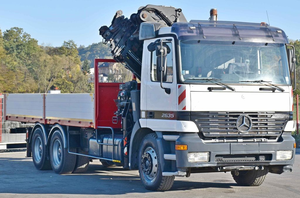 Mercedes-Benz ACTROS 2635 Pritsche 6,40m + HIAB 400 E-5 + FUNK - Вантажівка з маніпулятором: фото 3 Mercedes-Benz ACTROS 2635 Pritsche 6,40m + HIAB 400 E-5 + FUNK - Вантажівка з маніпулятором: фото 3
