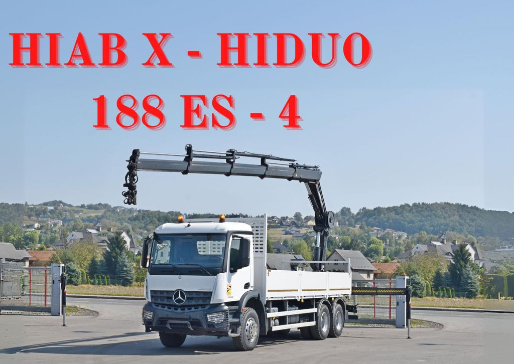Mercedes-Benz ACTROS 2636 *HIAB X-HIDUO 188 ES-4/FUNK + * 6x4 Mercedes-Benz AROCS 2636 *HIAB X-HIDUO 188 ES-4/FUNK + * 6x4 - Вантажівка з маніпулятором, Бортова вантажівка/ Платформа: фото 1 Mercedes-Benz ACTROS 2636 *HIAB X-HIDUO 188 ES-4/FUNK + * 6x4 Mercedes-Benz AROCS 2636 *HIAB X-HIDUO 188 ES-4/FUNK + * 6x4 - Вантажівка з маніпулятором, Бортова вантажівка/ Платформа: фото 1