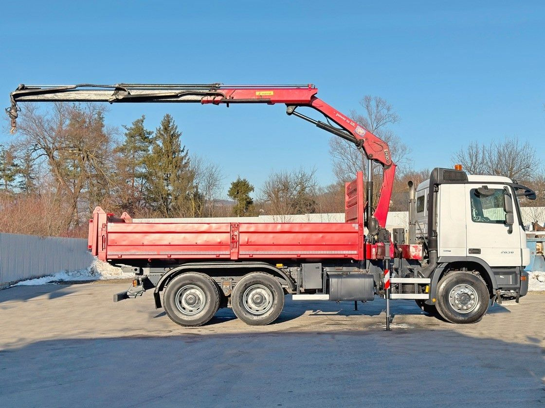 Mercedes-Benz ACTROS 2636* KIPPER 5,25 + BORDMATIC / 6x4 - Вантажівка з маніпулятором: фото 4 Mercedes-Benz ACTROS 2636* KIPPER 5,25 + BORDMATIC / 6x4 - Вантажівка з маніпулятором: фото 4