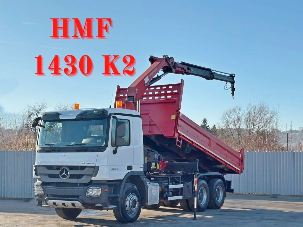Mercedes-Benz ACTROS 2636* KIPPER 5,25 + BORDMATIC / 6x4 - Вантажівка з маніпулятором: фото 1 Mercedes-Benz ACTROS 2636* KIPPER 5,25 + BORDMATIC / 6x4 - Вантажівка з маніпулятором: фото 1