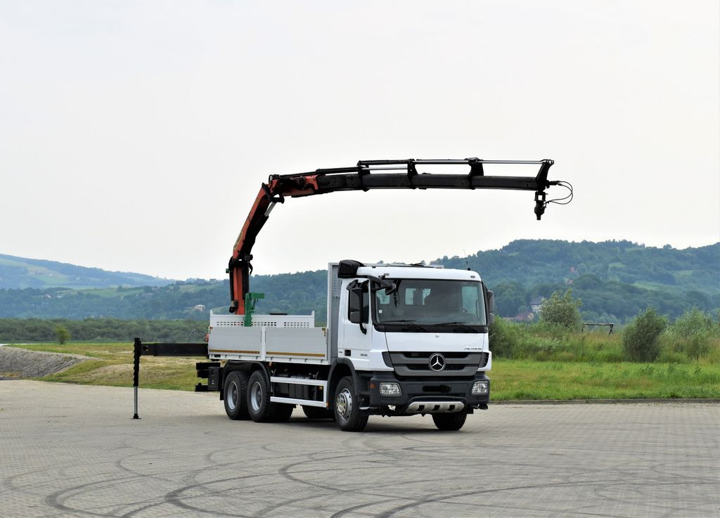 Mercedes-Benz ACTROS 2636 * PK 16002 C + FUNK/6x4 - Вантажівка з маніпулятором, Бортова вантажівка/ Платформа: фото 2 Mercedes-Benz ACTROS 2636 * PK 16002 C + FUNK/6x4 - Вантажівка з маніпулятором, Бортова вантажівка/ Платформа: фото 2