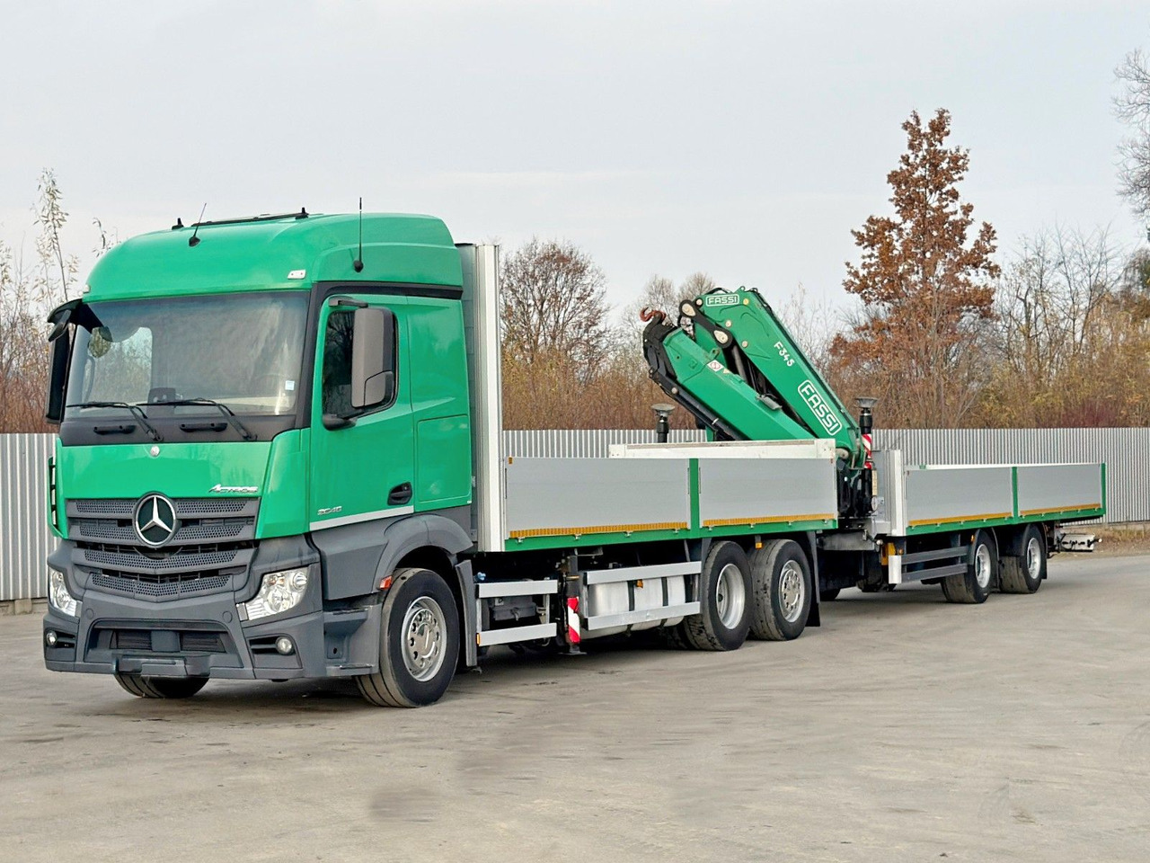 Mercedes-Benz ACTROS 264 * FASSI F 345.24 + FUNK + Anhänger - Вантажівка з маніпулятором: фото 4 Mercedes-Benz ACTROS 264 * FASSI F 345.24 + FUNK + Anhänger - Вантажівка з маніпулятором: фото 4