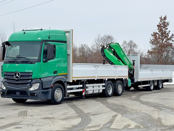 Mercedes-Benz ACTROS 2645 * FASSI F345.24 XE + FUNK + Anhänger - Вантажівка з маніпулятором: фото 4 Mercedes-Benz ACTROS 2645 * FASSI F345.24 XE + FUNK + Anhänger - Вантажівка з маніпулятором: фото 4