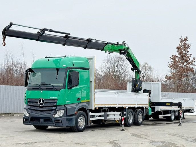 Mercedes-Benz ACTROS 2645 * FASSI F345.24 XE + FUNK + Anhänger - Вантажівка з маніпулятором: фото 2 Mercedes-Benz ACTROS 2645 * FASSI F345.24 XE + FUNK + Anhänger - Вантажівка з маніпулятором: фото 2