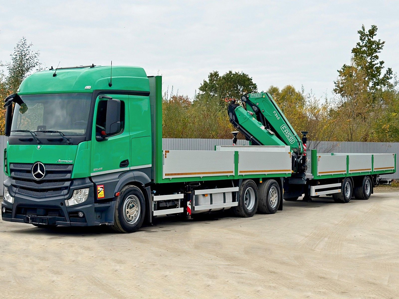 Mercedes-Benz ACTROS 2645* FASSI F345 RA 2.4/FUNK+Anhänger - Вантажівка з маніпулятором: фото 3 Mercedes-Benz ACTROS 2645* FASSI F345 RA 2.4/FUNK+Anhänger - Вантажівка з маніпулятором: фото 3