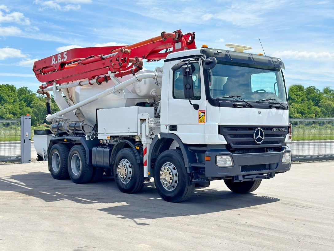 Mercedes-Benz ACTROS 3241* Betonpumpe 21m *8x4 * Top Zustand Mercedes-Benz ACTROS 3241* Betonpumpe 21m *8x4 * Top Zustand - Автобетононасос: фото 1 Mercedes-Benz ACTROS 3241* Betonpumpe 21m *8x4 * Top Zustand Mercedes-Benz ACTROS 3241* Betonpumpe 21m *8x4 * Top Zustand - Автобетононасос: фото 1
