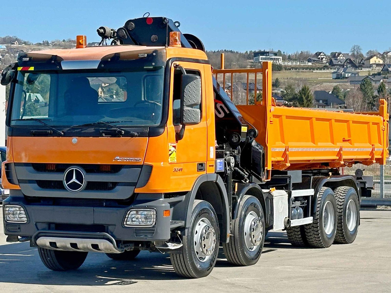 Mercedes-Benz ACTROS 3241 * HIAB 322 EP-4 HIDUO + FUNK / 8x4 - Самоскид вантажівка, Вантажівка з маніпулятором: фото 5 Mercedes-Benz ACTROS 3241 * HIAB 322 EP-4 HIDUO + FUNK / 8x4 - Самоскид вантажівка, Вантажівка з маніпулятором: фото 5