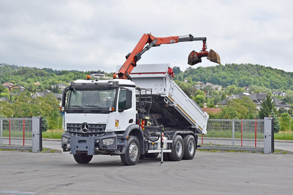 Mercedes-Benz AROCS 2635* FASSI F165AZ.0.22 + FUNK * 6x4 - Вантажівка з маніпулятором, Самоскид вантажівка: фото 2 Mercedes-Benz AROCS 2635* FASSI F165AZ.0.22 + FUNK * 6x4 - Вантажівка з маніпулятором, Самоскид вантажівка: фото 2