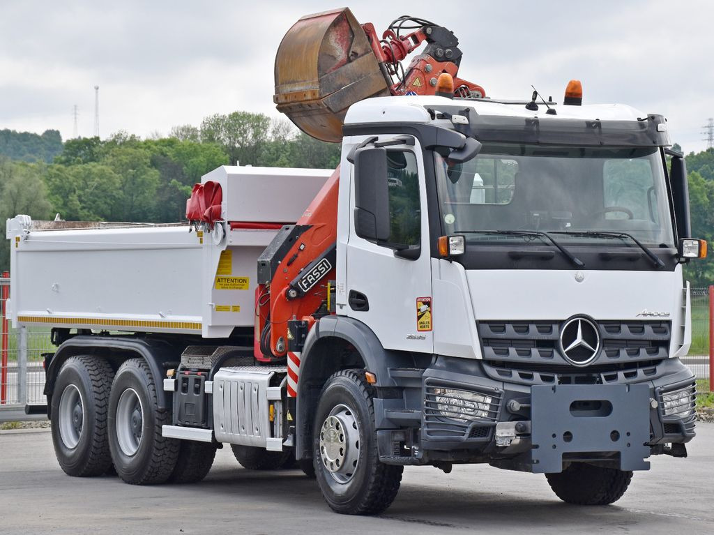 Mercedes-Benz AROCS 2635* FASSI F165AZ.0.22 + FUNK * 6x4 - Вантажівка з маніпулятором, Самоскид вантажівка: фото 4 Mercedes-Benz AROCS 2635* FASSI F165AZ.0.22 + FUNK * 6x4 - Вантажівка з маніпулятором, Самоскид вантажівка: фото 4