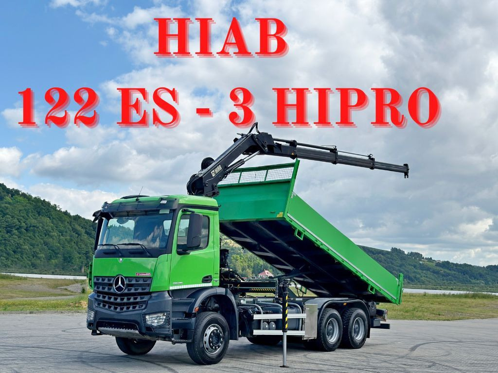 Mercedes-Benz AROCS 2636 * HIAB 122 ES - 3 HIPRO * 6x4 - Вантажівка з маніпулятором: фото 1 Mercedes-Benz AROCS 2636 * HIAB 122 ES - 3 HIPRO * 6x4 - Вантажівка з маніпулятором: фото 1
