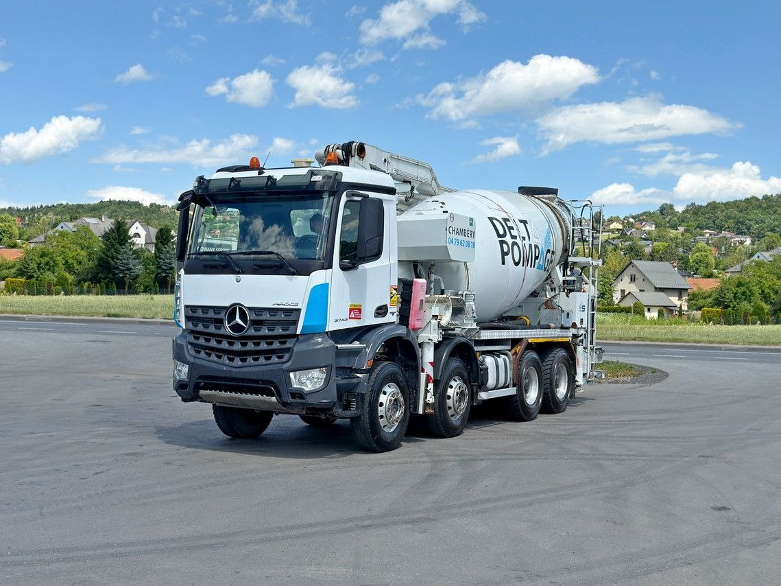 Mercedes-Benz AROCS 3743 * Betonpumpe + FUNK * 8x4 * TOP - Автобетононасос: фото 2 Mercedes-Benz AROCS 3743 * Betonpumpe + FUNK * 8x4 * TOP - Автобетононасос: фото 2