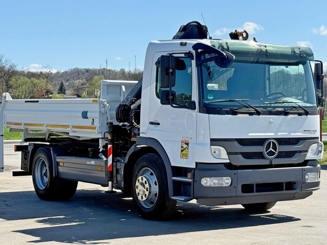 Mercedes-Benz ATEGO 1224 * KIPPER 4,00 m * HIAB 077 BS - 2 DUO - Вантажівка з маніпулятором: фото 4 Mercedes-Benz ATEGO 1224 * KIPPER 4,00 m * HIAB 077 BS - 2 DUO - Вантажівка з маніпулятором: фото 4