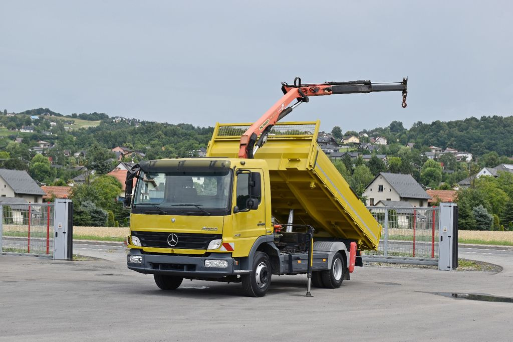 Mercedes-Benz ATEGO 818 * KIPPER 4,05m + PK 6501A * TOP - Вантажівка з маніпулятором, Самоскид вантажівка: фото 2 Mercedes-Benz ATEGO 818 * KIPPER 4,05m + PK 6501A * TOP - Вантажівка з маніпулятором, Самоскид вантажівка: фото 2