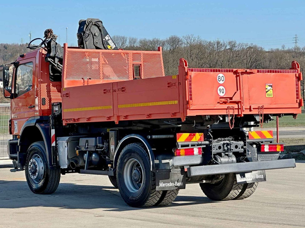 Mercedes-Benz AXOR 1829 * HIAB 1111 HIDUO + FUNK * TOP * 4x4 - Вантажівка з маніпулятором: фото 5 Mercedes-Benz AXOR 1829 * HIAB 1111 HIDUO + FUNK * TOP * 4x4 - Вантажівка з маніпулятором: фото 5