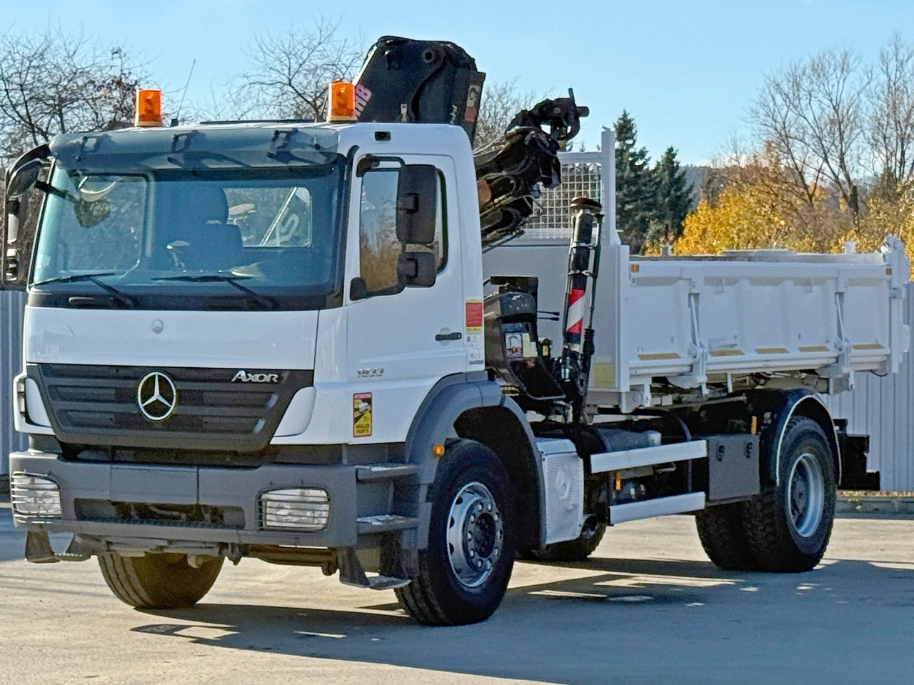 Mercedes-Benz AXOR 1833 * HIAB 144 B - 3 HIDUO + FUNK * TOP - Самоскид вантажівка, Вантажівка з маніпулятором: фото 5 Mercedes-Benz AXOR 1833 * HIAB 144 B - 3 HIDUO + FUNK * TOP - Самоскид вантажівка, Вантажівка з маніпулятором: фото 5