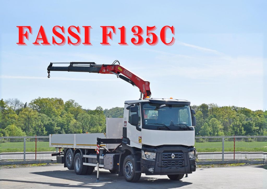 Renault C 380 * PRITSCHE 7,05 m* FASSI F 135C + FUNK - Вантажівка з маніпулятором: фото 1 Renault C 380 * PRITSCHE 7,05 m* FASSI F 135C + FUNK - Вантажівка з маніпулятором: фото 1