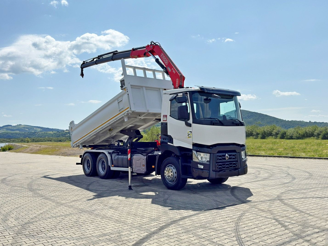 Renault C 430 * FASSI F165A.0.23 + FUNK * 6x4 - Самоскид вантажівка, Вантажівка з маніпулятором: фото 2 Renault C 430 * FASSI F165A.0.23 + FUNK * 6x4 - Самоскид вантажівка, Вантажівка з маніпулятором: фото 2