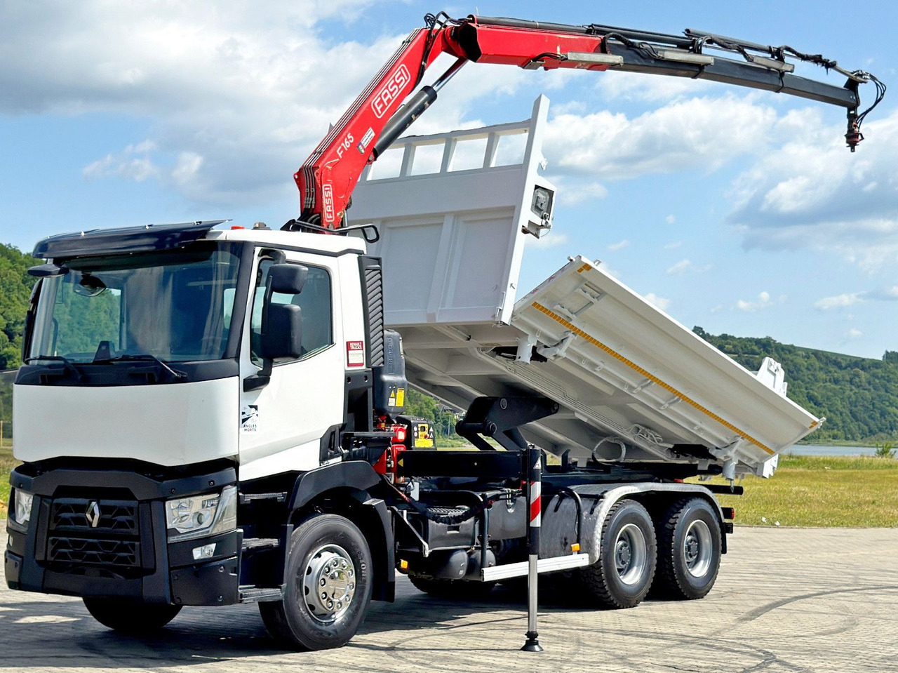 Renault C 430 * FASSI F165A.0.23 + FUNK * 6x4 - Самоскид вантажівка, Вантажівка з маніпулятором: фото 3 Renault C 430 * FASSI F165A.0.23 + FUNK * 6x4 - Самоскид вантажівка, Вантажівка з маніпулятором: фото 3